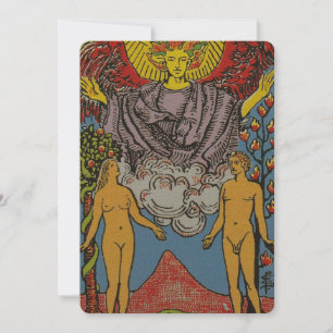 Tarot Card-fotnoter i Älskare Inbjudningar