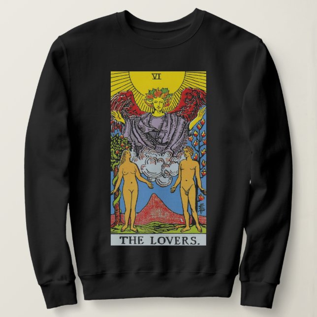 Tarot Card-fotnoter i Älskare T Shirt (Design framsida)