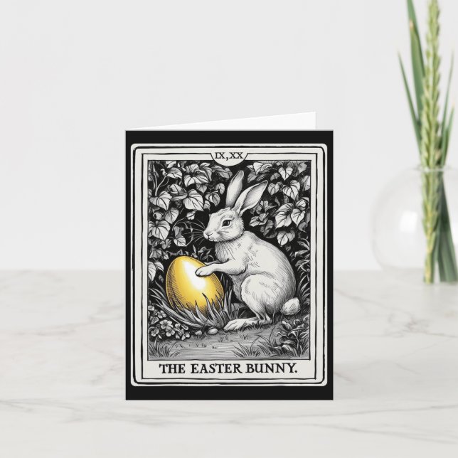 Tarot Card Glad påsk Bunny Vår Påskägg Ea Kort (Framsida)