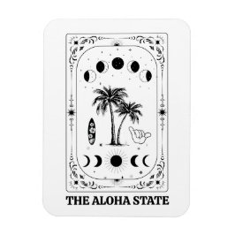 Tarot Card Hawaii Aloha State Celestial Souvenir Magnet