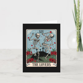 Tarot Card i Älskare Helgkort