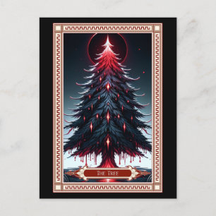 Tarot Card i Julgran Vykort