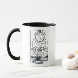 Tarot Card i Måne Mugg