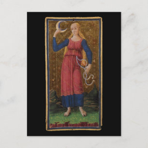 Tarot Card i Måne Vykort