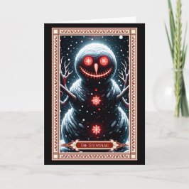 Tarot Card i Snögubbe Kort