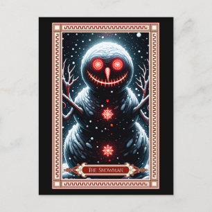 Tarot Card i Snögubbe Vykort