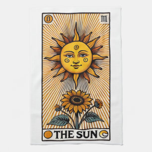 Tarot Card i Sol Kökshandduk