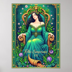Tarot Card Illustration, Empress Poster