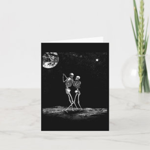 Tarot Card Kissing Skeleton Kärlek Bones Horror Go Kort