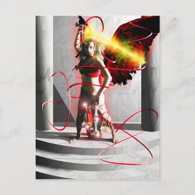 Tarot Card-konst Vykort (Framsida)