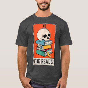 Tarot Card läsaren okt Läsning av Bokar Älskare T Shirt