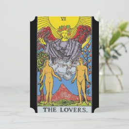 Tarot Card-läsinbjudan till Älskare Inbjudningar