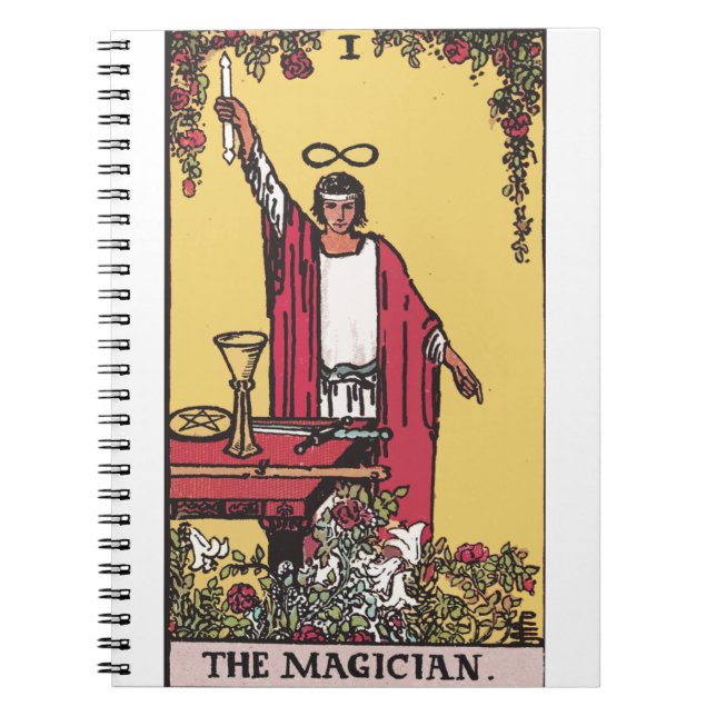 Tarot Card - Magician Anteckningsbok (Framsidan)