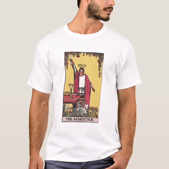 Tarot Card - Magician T Shirt (Framsida)