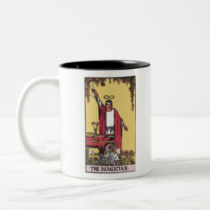 Tarot Card - Magician Två-Tonad Mugg
