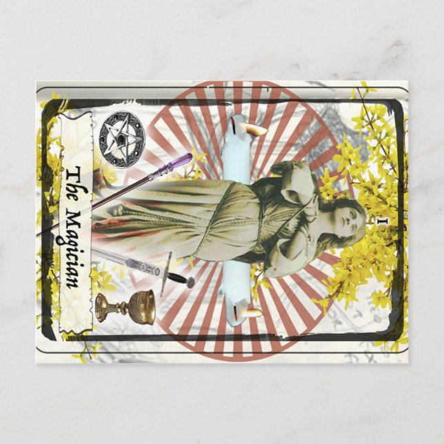 Tarot Card, Magician-vykort Vykort (Framsida)