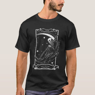 Tarot Card, Måne Xviii-döden Stil T Shirt