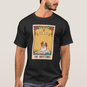Tarot Card Occult Magic Occulsm Hund Brittany T Shirt