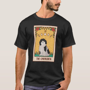 Tarot Card Occult Magic Occulsm Hund Cavachon T Shirt