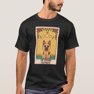 Tarot Card  Occult Magic Occultism Dog German Shep T Shirt