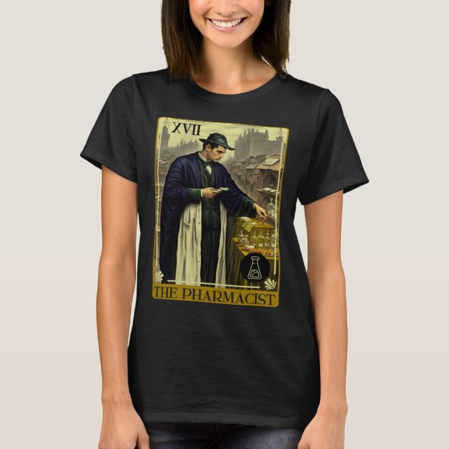 Tarot Card of The Pharmacist T Shirt (Framsida)