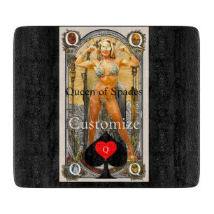 Tarot Card Queen of Spades Thunder_Cove