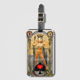 Tarot Card Queen of Spades Thunder_Cove Bagagebricka