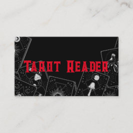 Tarot Card Reader Psychic Handflatan Reading Visitkort