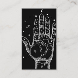 Tarot Card Reader Psychic Handflatan Reading Visitkort