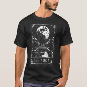 Tarot Card Rider Crescent Graphic Måne Waite W T Shirt