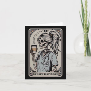 Tarot Card Skeleton Halloween W Kort
