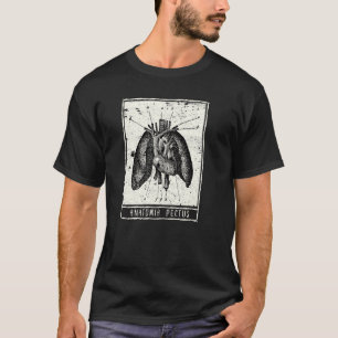 Tarot Card Stil Vintage Anatomy of Chest Tarot Ca T Shirt