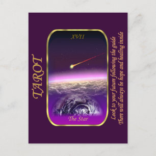 Tarot Card - stjärnorna Vykort