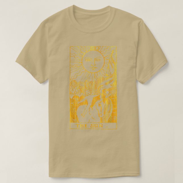 Tarot Card T-Shirt i Sol (Design framsida)