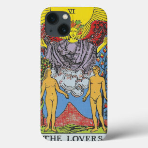 Tarot Card-tavlor i Älskare som läser iphone case