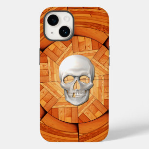 Tarot Card-trä med 3D-skullpålägg