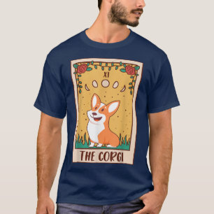Tarot CardOccult Magic OcULsm Hund Corgi T Shirt