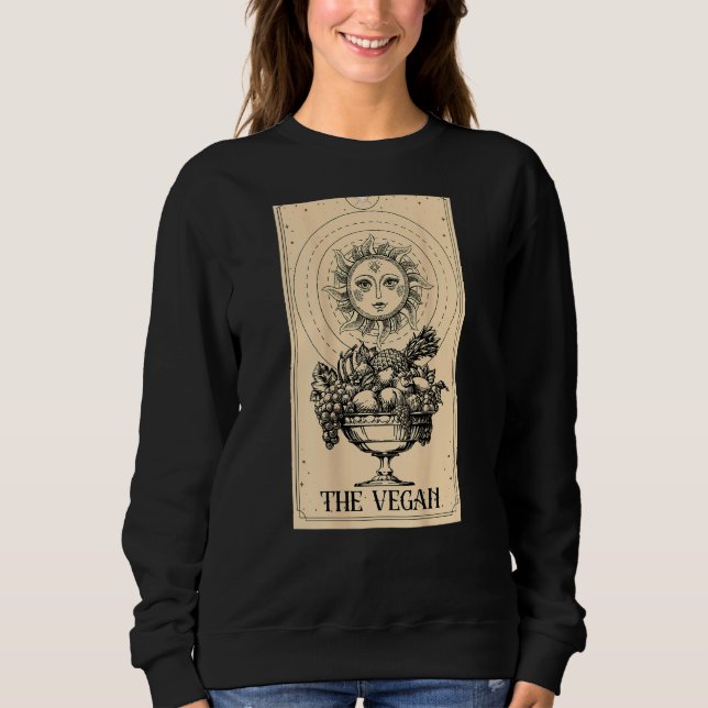 Tarot Cards The Vegan Witchcraft Fortune Teller Oc T Shirt (Framsida)