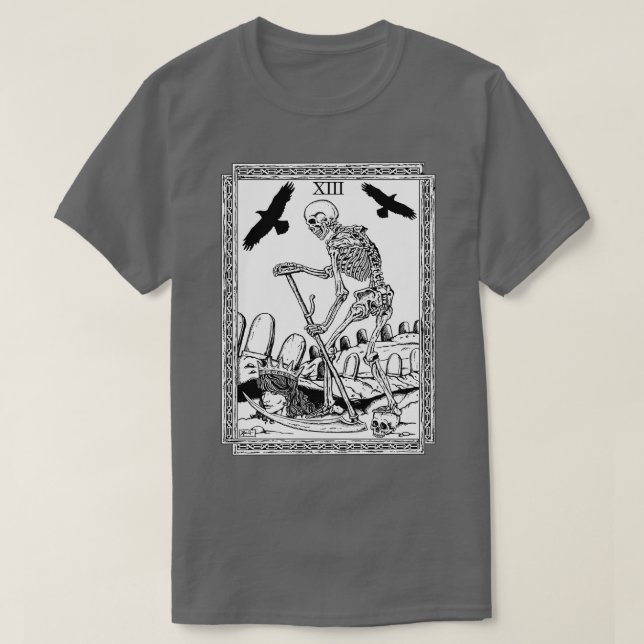 TAROT Death Classic TShirt T Shirt (Design framsida)
