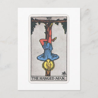 Tarot Der Gehäng te den hängde mannen Vykort