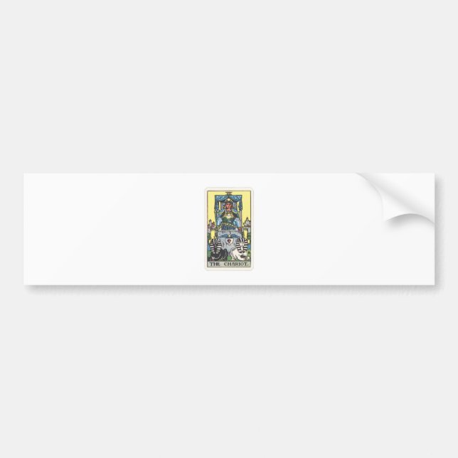 Tarot Der Wagen The Chariot Bildekal (Framsidan)