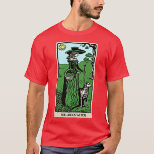 Tarot d'Grönt Witch T Shirt