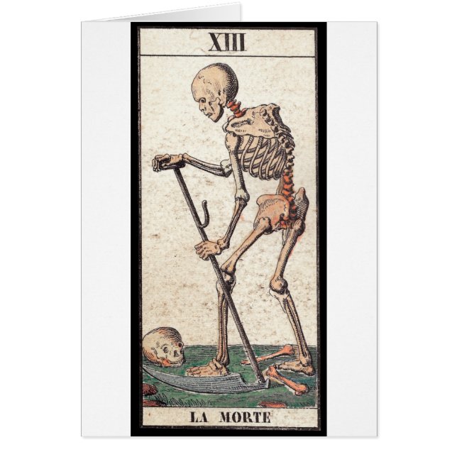 Tarot: Död Hälsningskort (Framsidan)