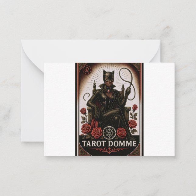 Tarot Domme Note-kort Anteckningskort (Framsida)