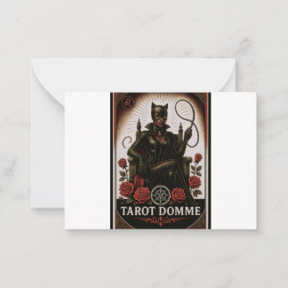 Tarot Domme Note-kort Anteckningskort