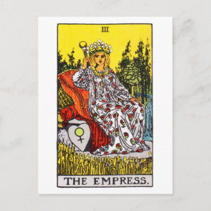 tarot-empress vykort