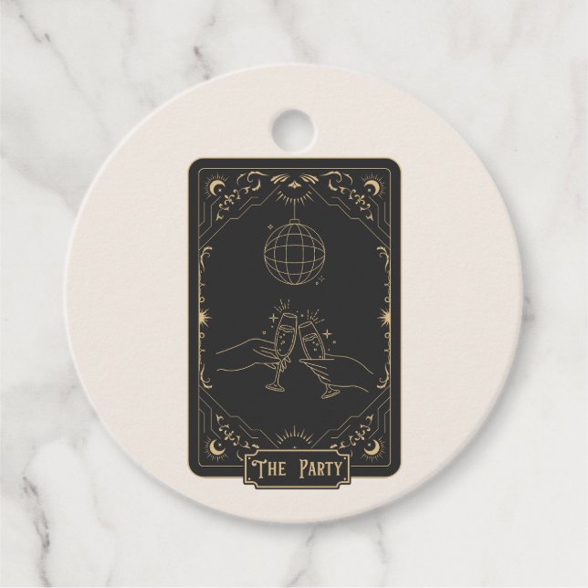 Tarot Esoterisk Spådom Gåvor Etiketter (Framsida)