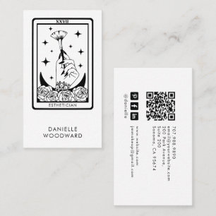Tarot Estetiker Varumärkes QR-kod Visitkort