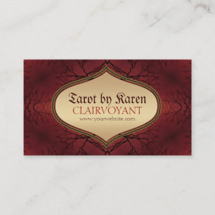 Tarot för jordträdliv visitkortar visitkort