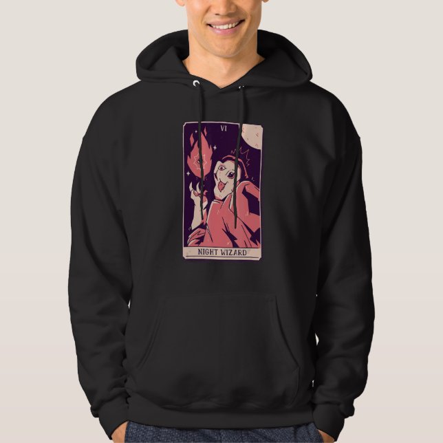 Tarot för nattguiden hoodie (Framsida)